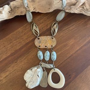 Chicos Stone Necklace